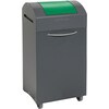 kaiserkraft Recyclable material collector made of sheet steel, flame-extinguishing (60 l)