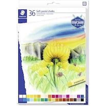 Staedtler 2430 Soft pastel crayon cardboard box with 36 pieces, assorted