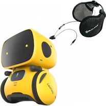 PNI Robo One, robot interattivo intelligente, controllo vocale, pulsanti a sfioramento, giallo + Midland