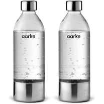 Aarke Confezione da 2 bottiglie in PET per il gorgogliatore d'acqua Carbonator 3