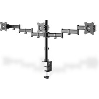 Digitus Triple monitor stand with clamp fastening (Table, 27")