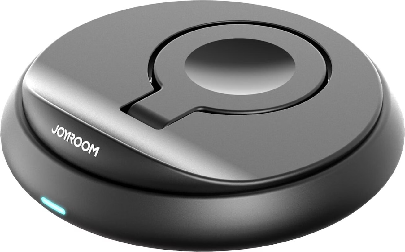 Joyroom JR-W12 Caricatore Wireless Pieghevole Per Orologi Smart - Ricarica Magnetica Da Viaggio - Nero - 2