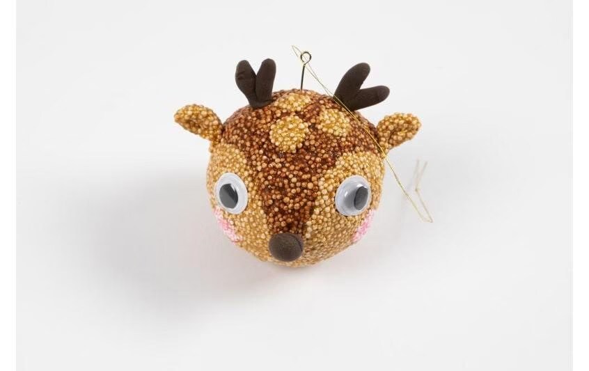 SUNNYCLUE Kit Fai Da Te 10 Paia Orecchini Natalizi | Con Pompon Peluche, Pendenti Renna E Albero Di Natale Smaltati, Scatola Regalo
