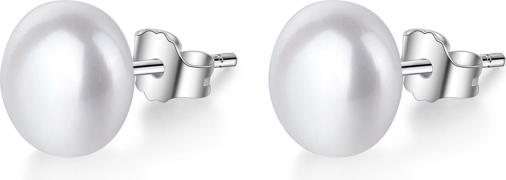Orecchini A Perno Engelsrufer Donna In Argento Rodiato - Modello ERE-FEDER-ST 31 Mm - 4