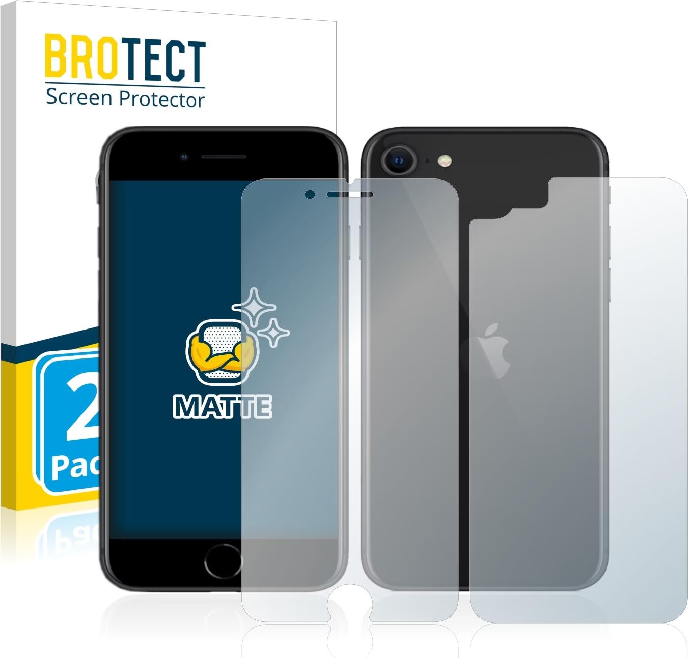 Brotect AirGlass Matte Pellicola Protettiva Opaca Per Xiaomi Mi Max 3, Anti-riflesso, Durezza 9H, Made In Germany - 2
