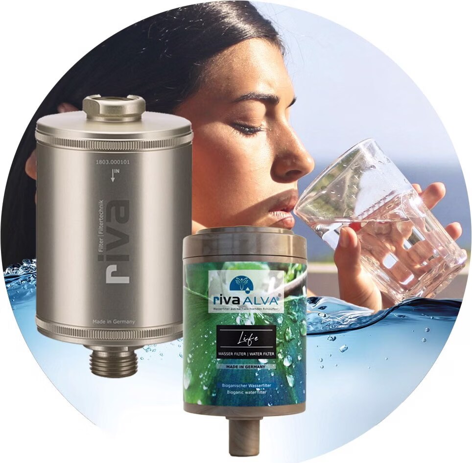 Cartucce Filtranti RivaALVA Life | Set Di 2 | Per Acqua Potabile Da Rubinetto