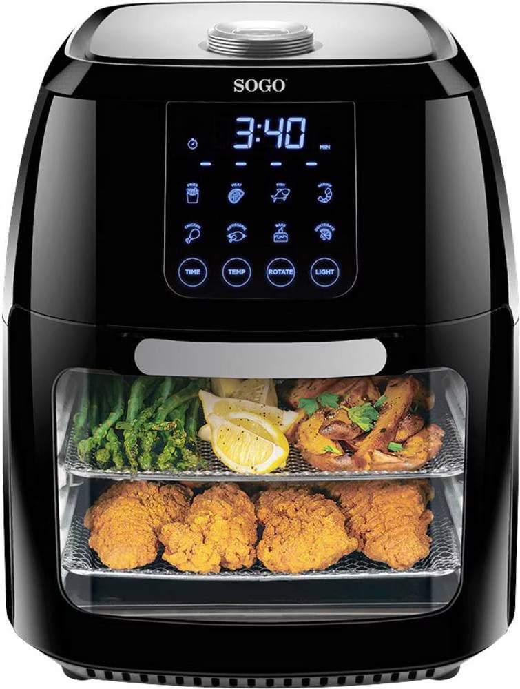 Ardes ARFRYA05L Friggitrice Singolo Indipendente 1700 W Friggitrice Ad Aria Calda Nero