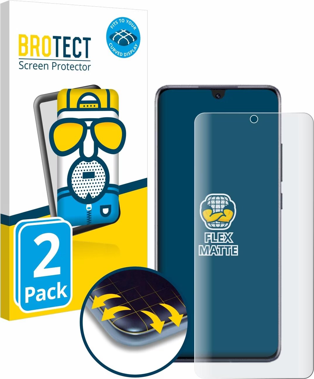 Dipos Pellicola Protettiva In Vetro Per Sony Xperia 1 II - Taglio Laser Made In Germany, HD Anti Graffio - 4