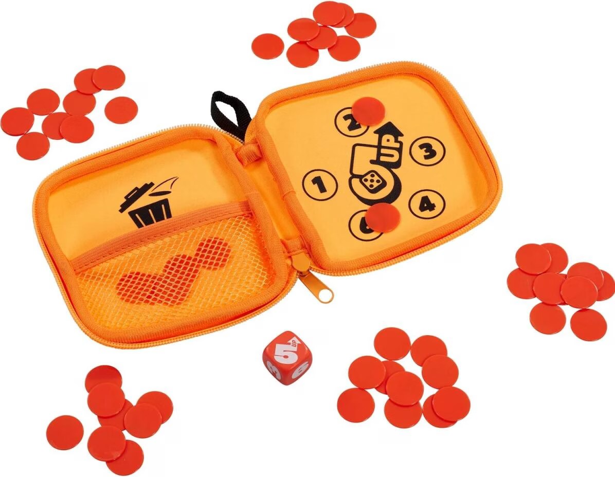 Tomy Gioco 5 Up - Gioco di dadi super coinvolgente - Giochi di viaggio