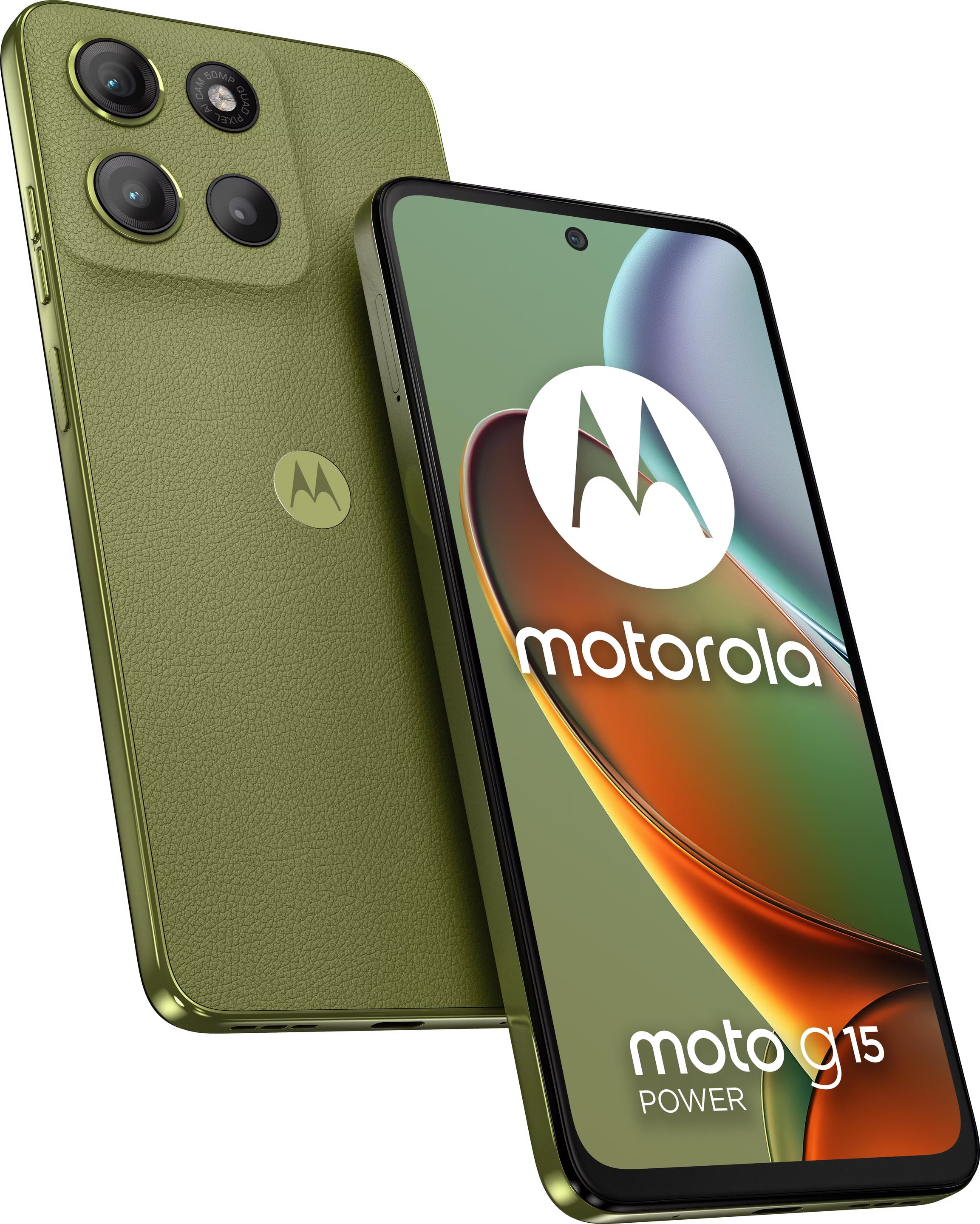 Motorola Moto G15 Power (256 GB, Green, 6.72