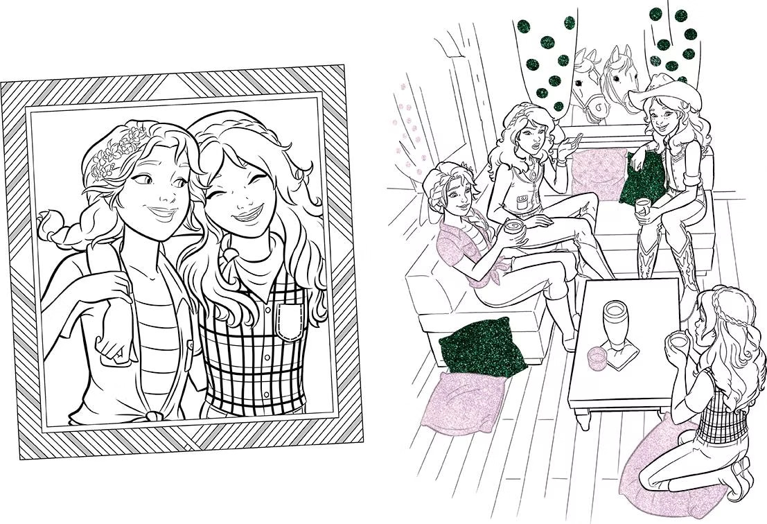 Ameet schleich® Horse Club(TM) Matita da colorare glitterata