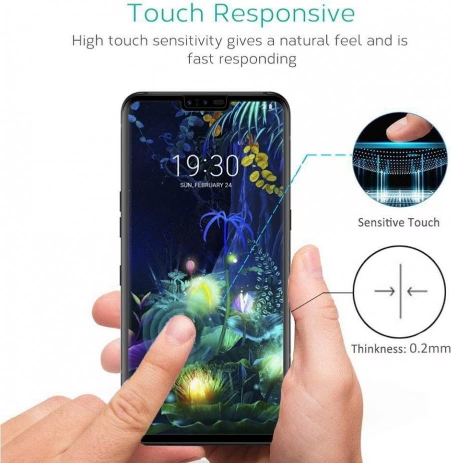 2x Pellicola Protettiva Per LG V50 ThinQ Protezione Vetro Flessibile 9H Dipos - Foto 11