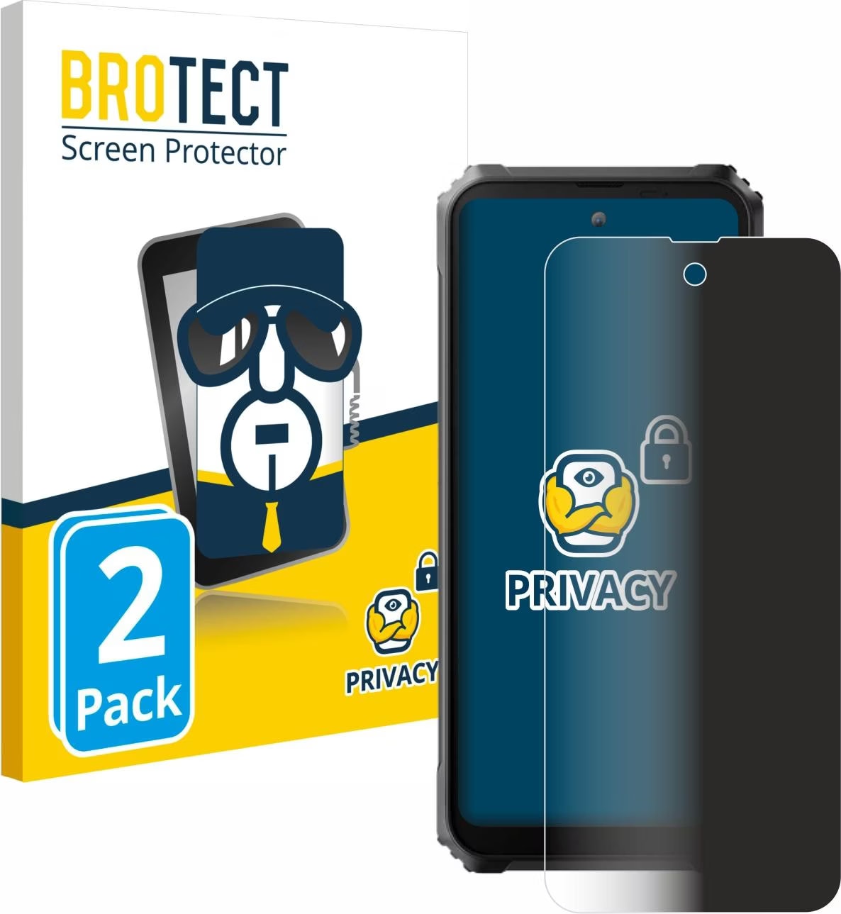 Brotect Pellicola Protettiva Per Oppo A5 2020 (2 Pezzi) - Trasparente, Anti-impronte, Antigraffio, Made In Germany - 3