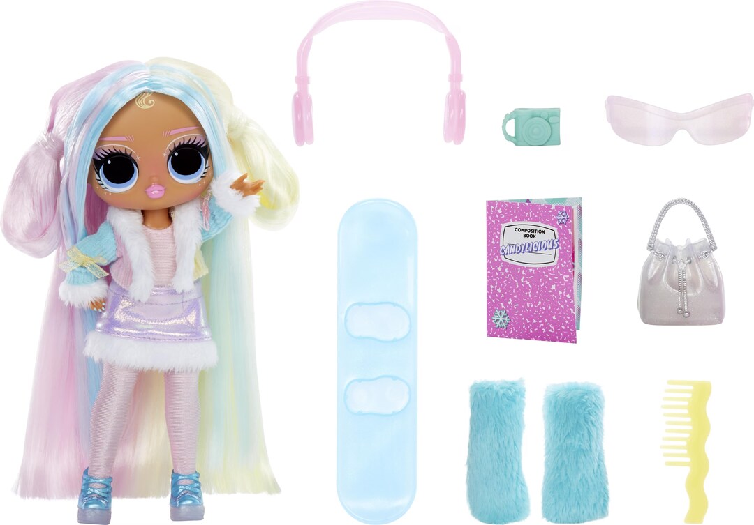 Stivali Da Neve L.O.L. Surprise! Per Ragazze - Foderati Caldi, Impermeabili, Con Chiusura A Strappo E Suola Scolpita. Ufficiali MGA Entertainment.